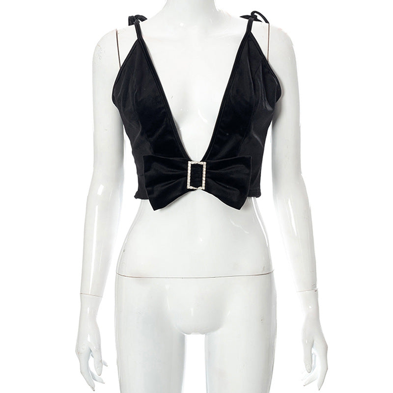 Women's Solid V-Neck Camisole Top