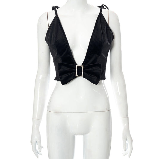 Women's Solid V-Neck Camisole Top