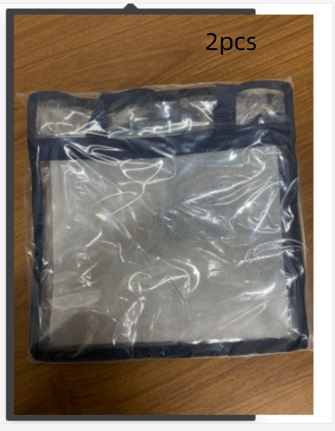 Transparent women's shoulder bag