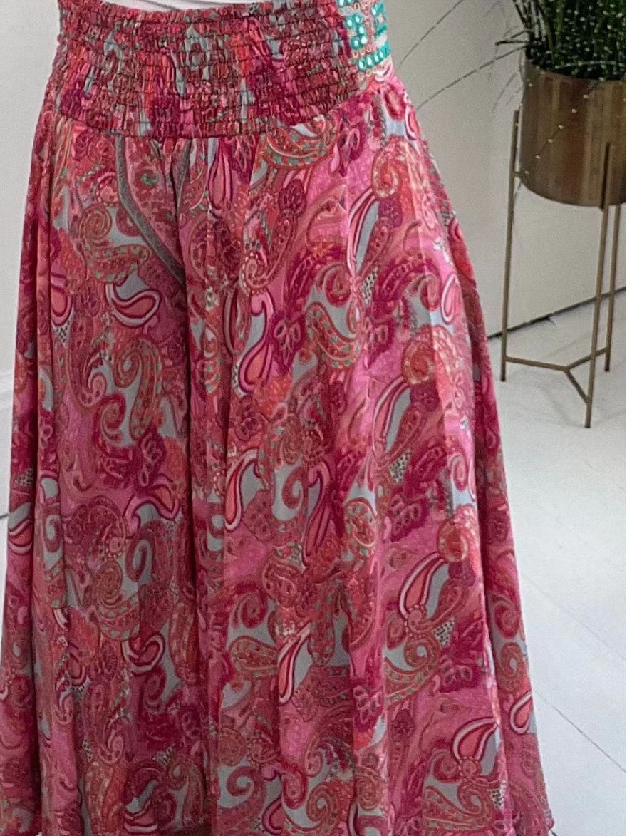 Loose Big Hem Leisure Holiday Skirt For Women