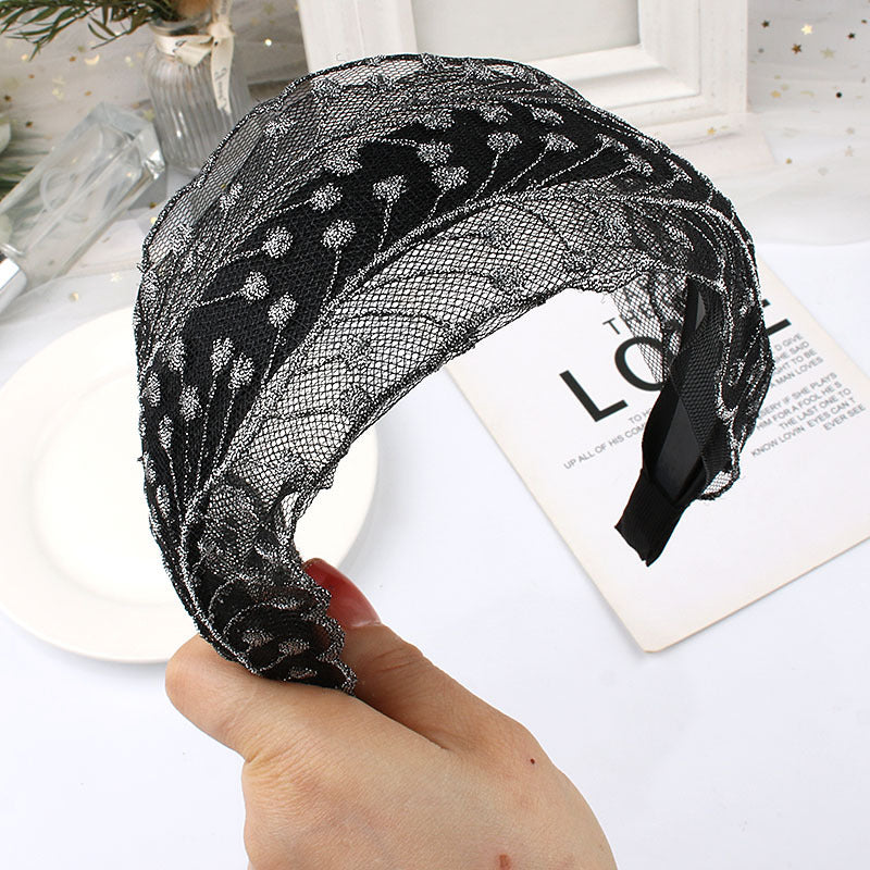 Headband Female Toothed Non-slip Wide Edge