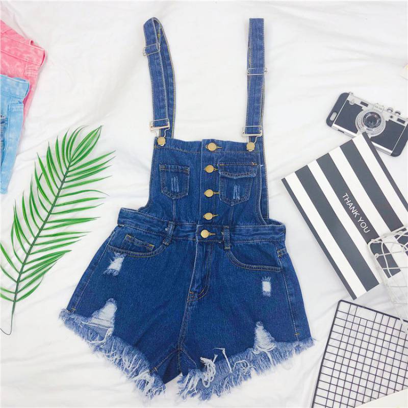 Korean Version Of Thin Shorts With Fringed Fringe