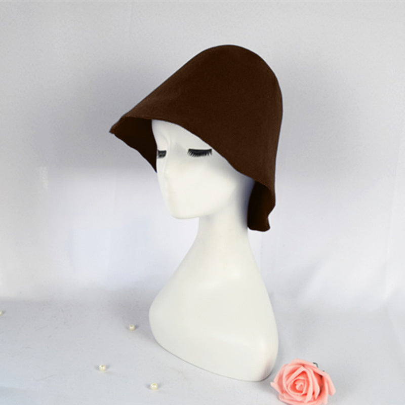 Bell-shaped Woolen Trendy All-match Woolen Hat For Women