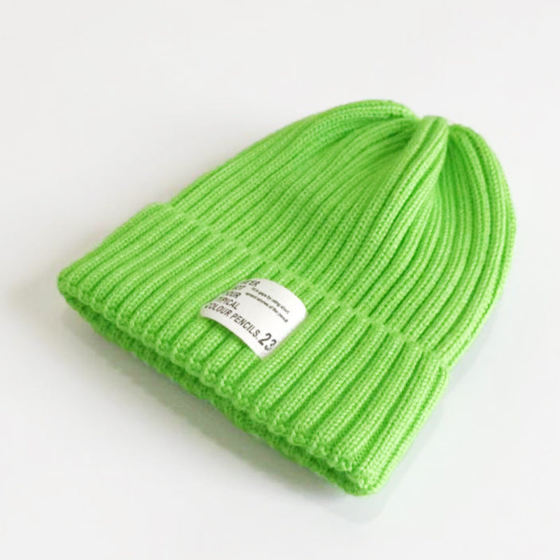 Men And Women Personalized Fashion Cloth Label Woolen Hat