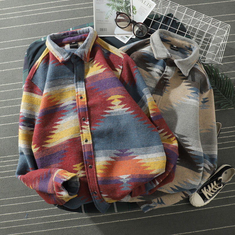 Men's And Women's Autumn Winter Casual Loose Jacket