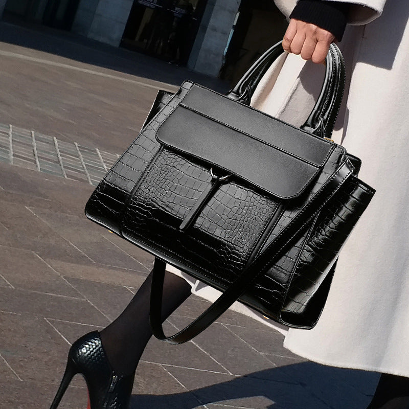 Dame ny mode, universal skuldertaske med stor kapacitet