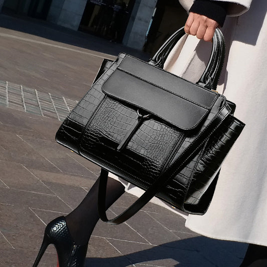 Dame ny mode, universal skuldertaske med stor kapacitet