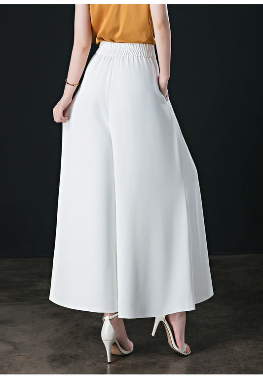 Women's Loose Fashion High Waist Thin Wide Leg Pants