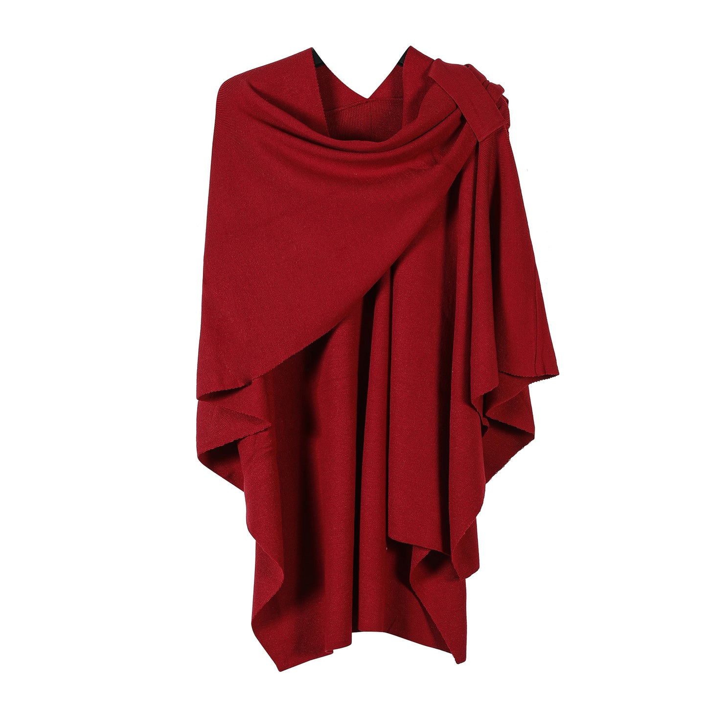 Knitted  Solid Color Shawl For Women