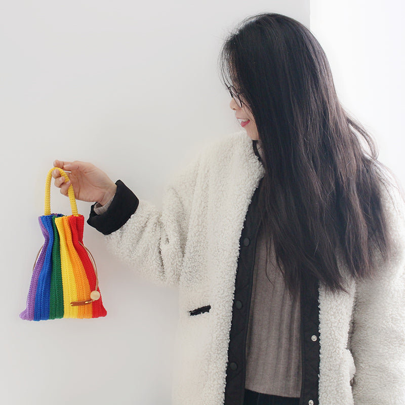 Women's Knitting Bag Gift Crochet Relieve Boredom