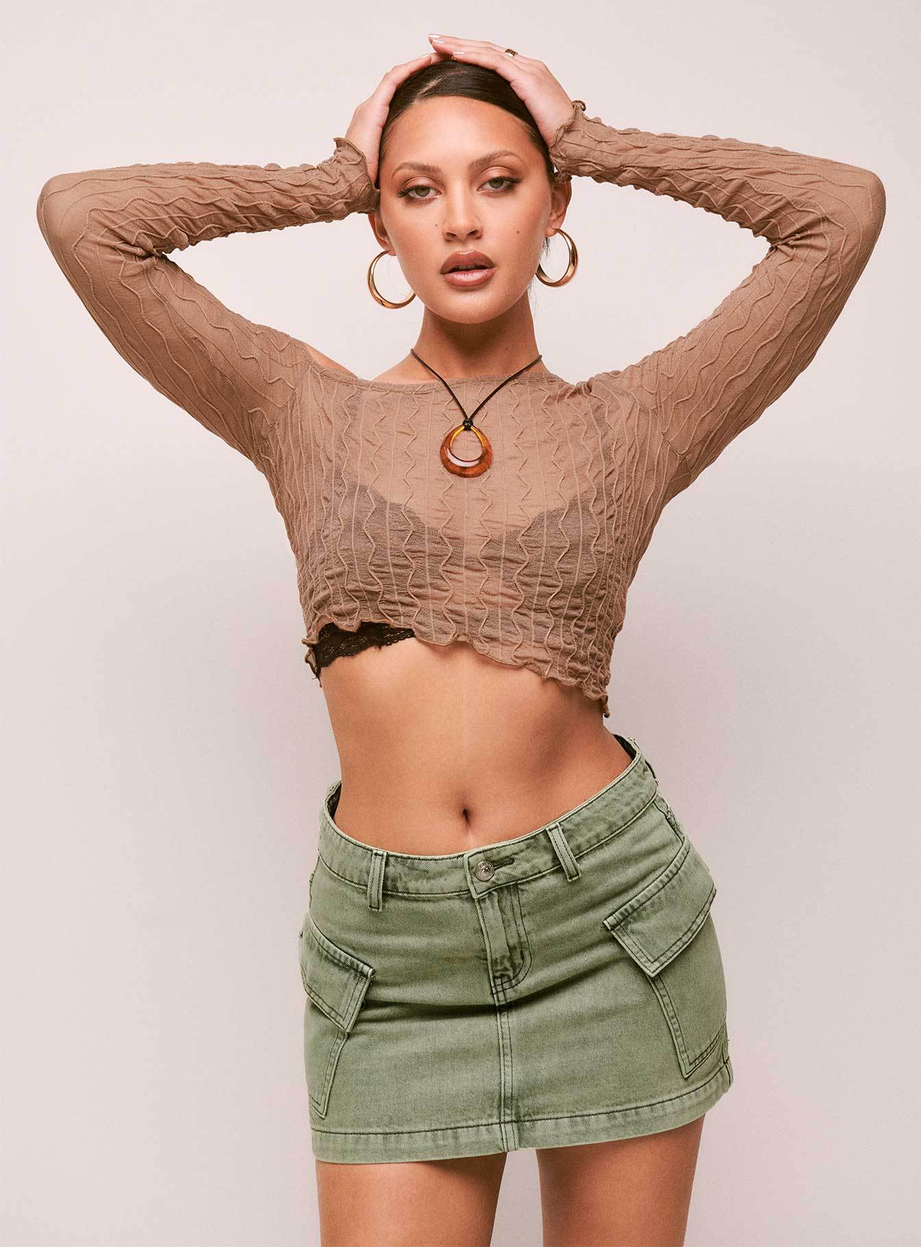 Women's Solid Color Casual Elegant Denim Mini Skirt