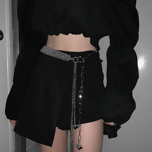 Metal Waist Chain Female Summer Fashion INS Wind New Decorative Collocation Dress Design Sense High Street Personality Belt