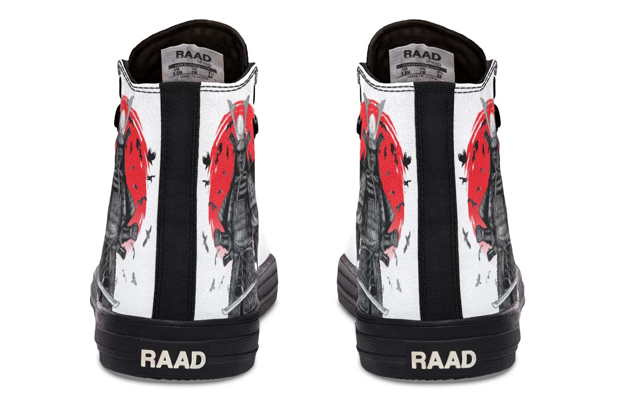 Men's And Women's Fashion Color Printing High-top Canvas Shoes