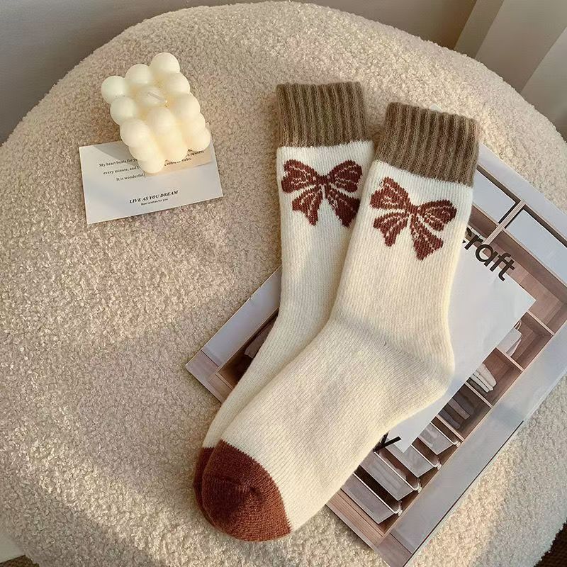 Women's AutumnWinter Warm Terry Socks