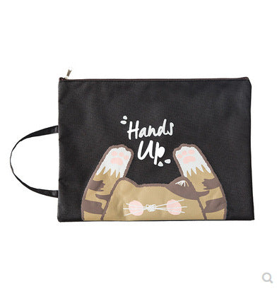 Creative Handheld Large Capacity Oxford Cloth File Bag