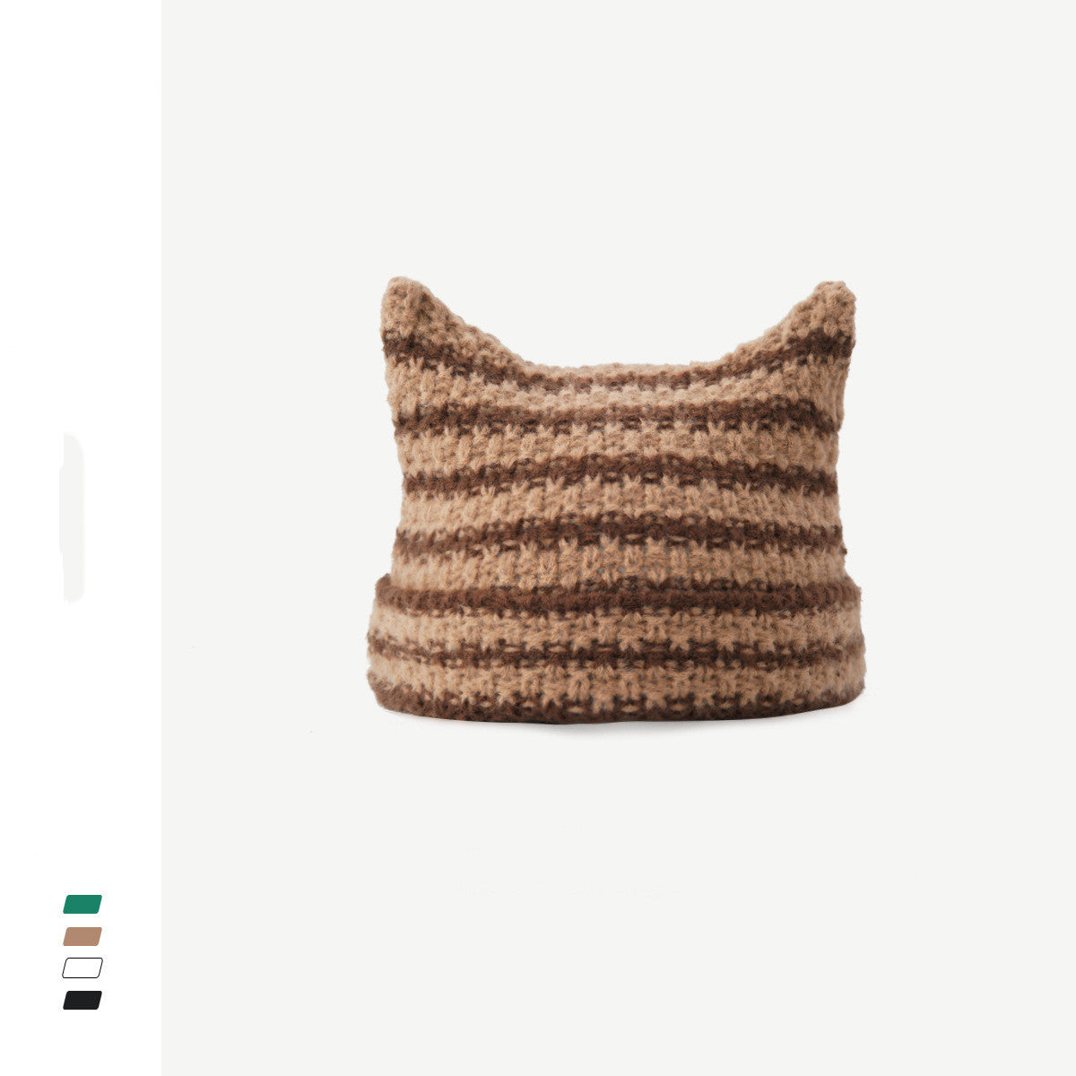 Keep Warm Cute Cat Ears Korean Fashion Stripes