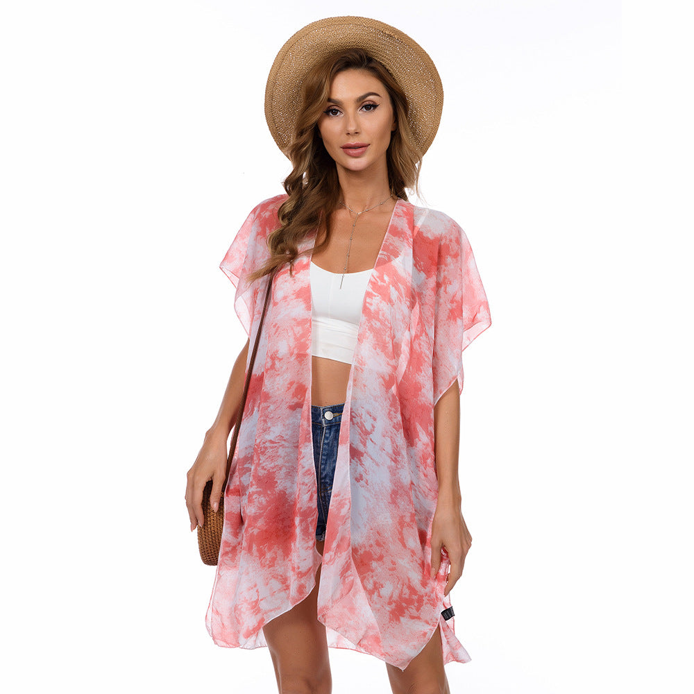 European And American Style Summer Chiffon Sun Protection Shawl