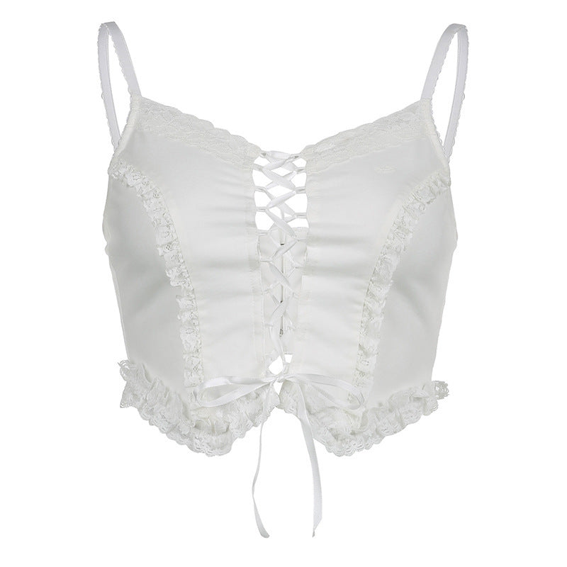 Ny amerikansk Pure Desire Irregulær rem Tanktop til kvinder