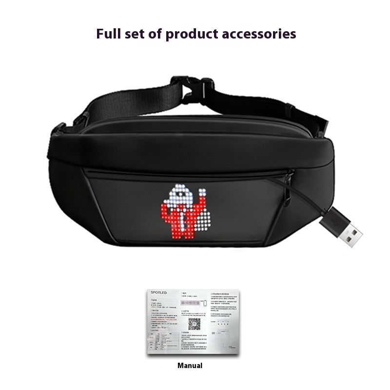 Bluetooth Oxford Cloth Led Hip Pockets Outdoor Riding