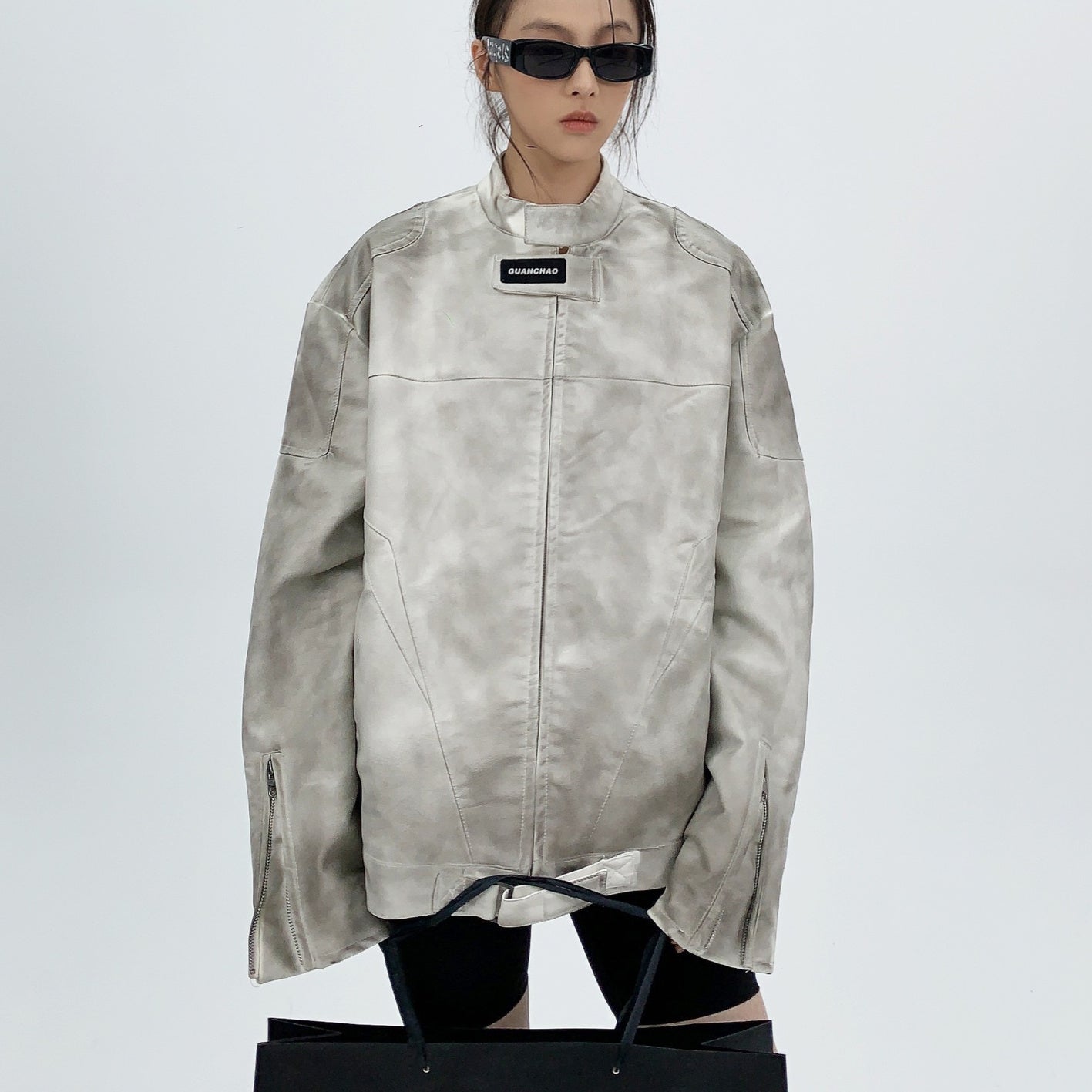 Dirty Leather Motorcycle Women's Coat