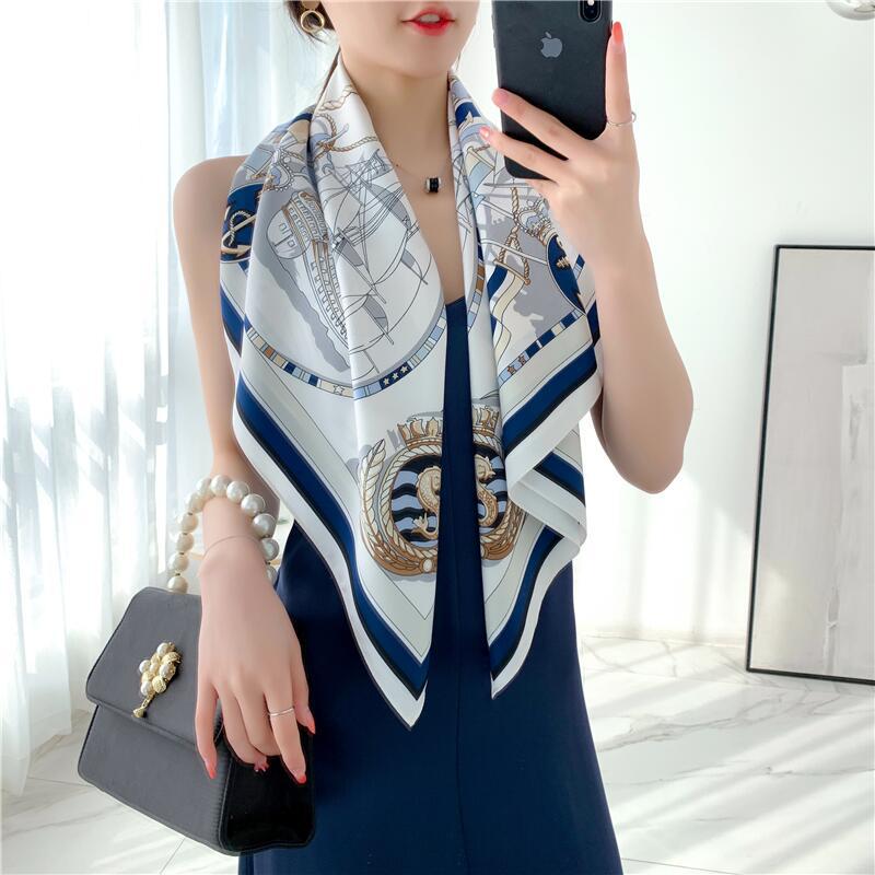 Fashion Home Color Leopard Twill Scarf