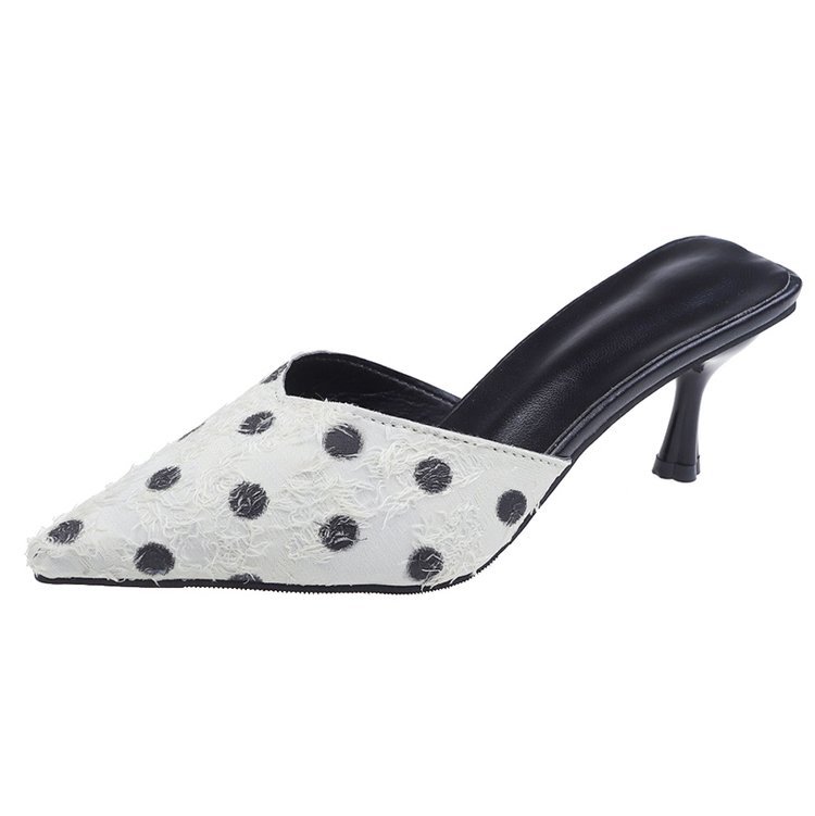 Fashion Women's Stiletto Pointed Toe Half Slippers