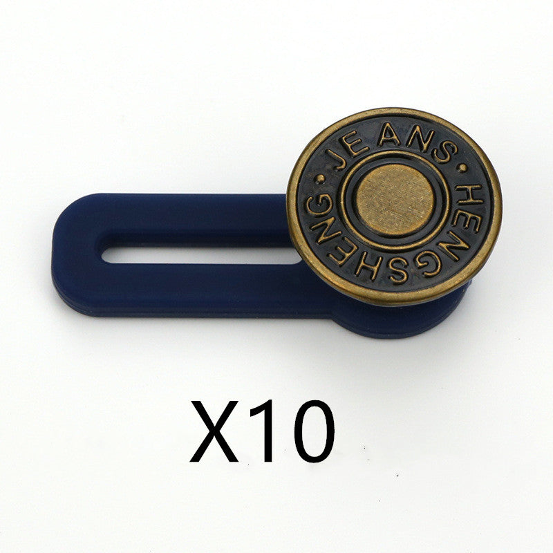 No Sew Jeans With Adjustable Expansion Waist Button