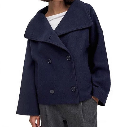 Womens High-End, Sophisticated Short Double-Faced Coat For FallWinter