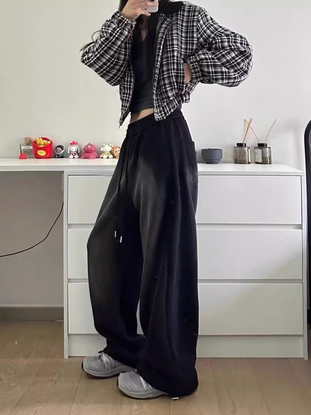 Women's Autumn And Winter American High Street Sports Pants