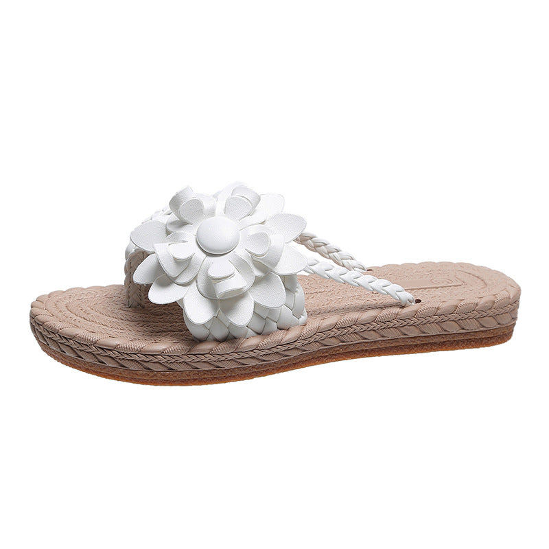 Blomsterslippers Hjemme- og udendørssandaler Strandslippers