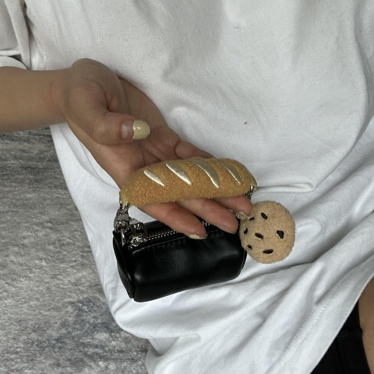 Hot Dog Decoration Mini All-match Shoulder Crossbody Coin Purse
