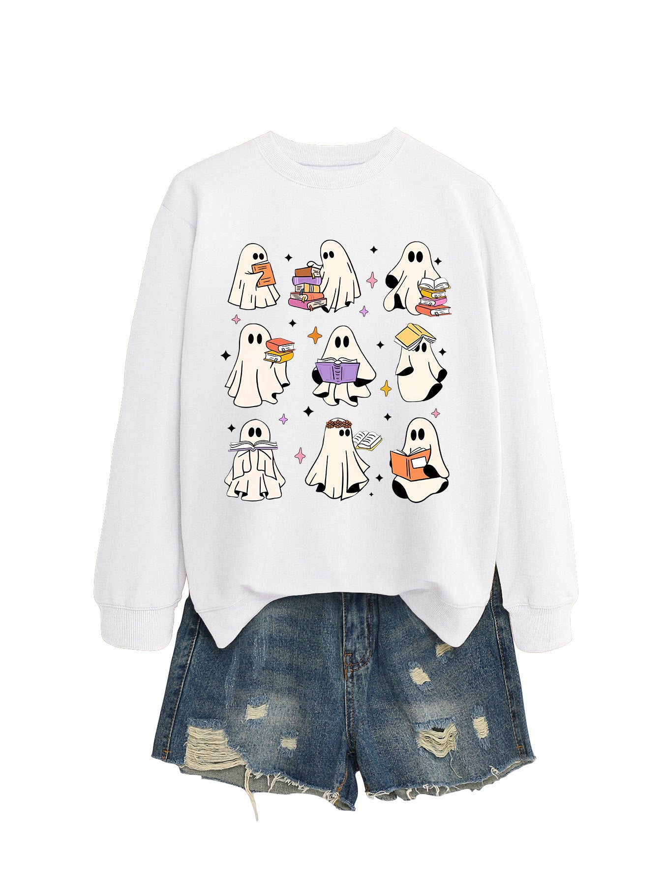 Reading Printed Sweater For Women