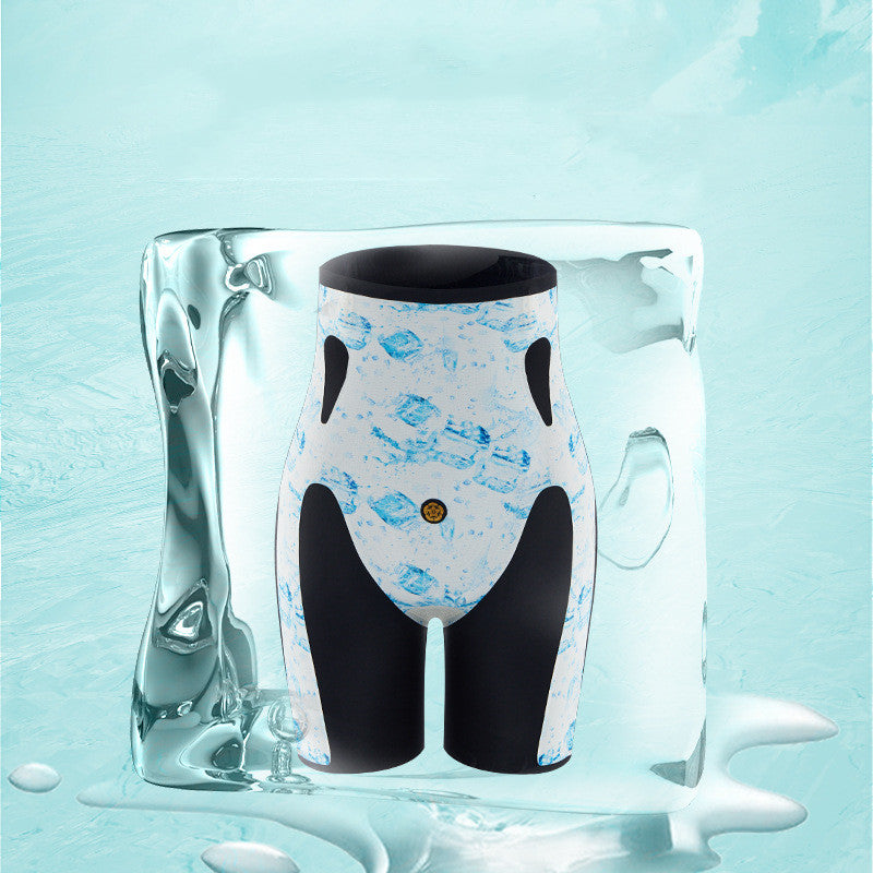 Ice-sensing Technology Popping Ice Pants Women's Hip Lift And Abdomen Shaping