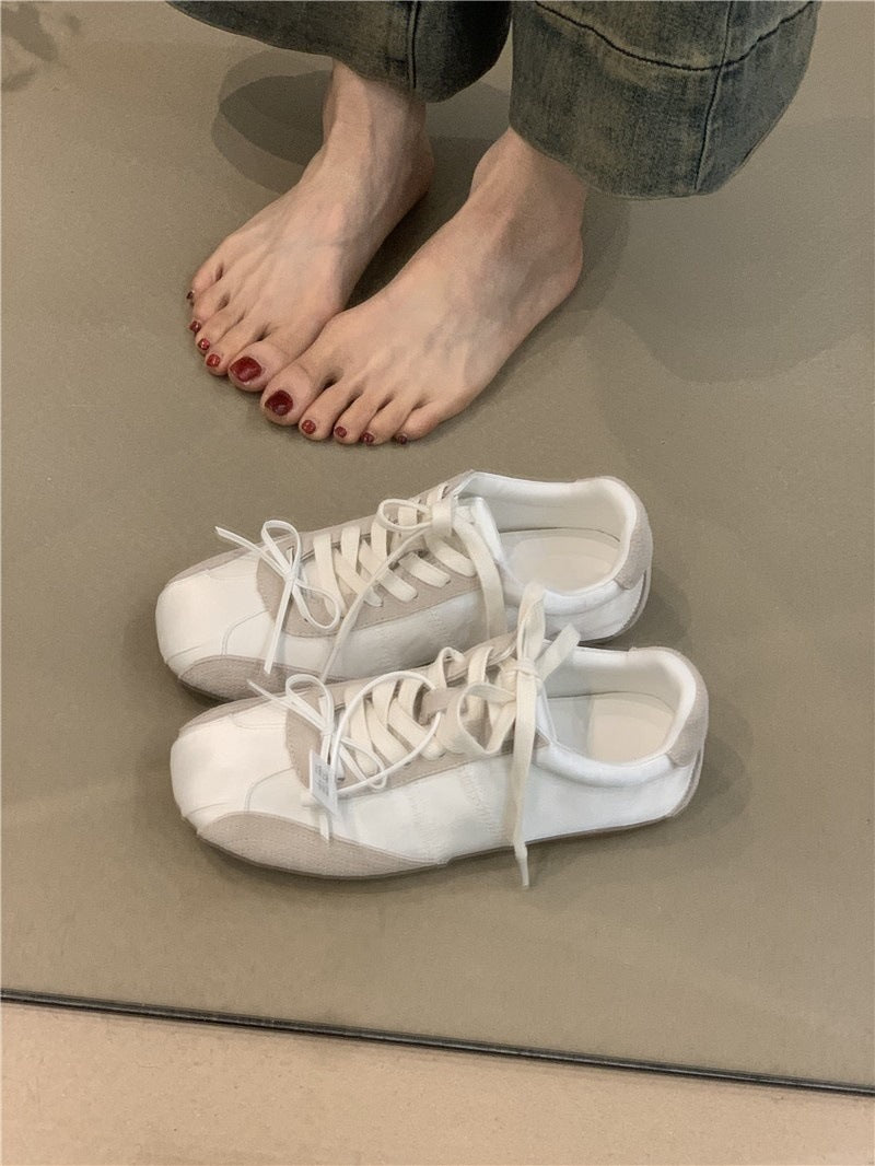 Girlish Style Bow White Sneaker Women
