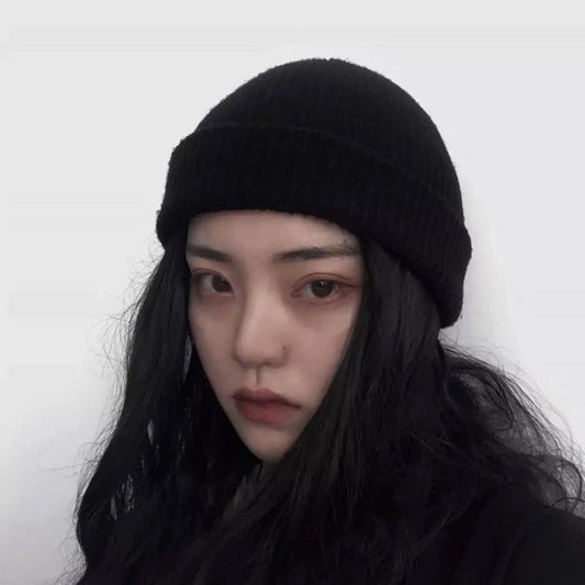 Women's Dome Short Knitted Wool Hat