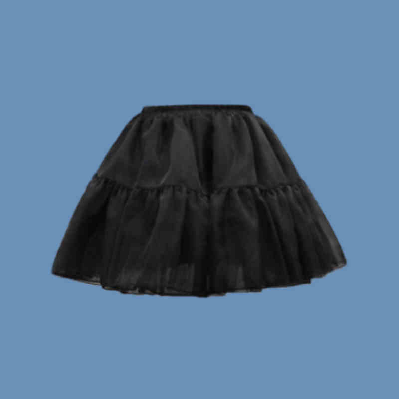 Short Four-layer Soft Veil Boneless Lolita Crinoline