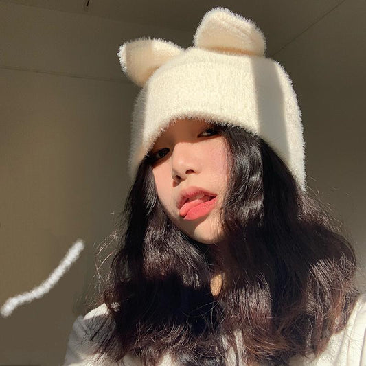 Japanese-style Cute Sweet Girl Wool Hat