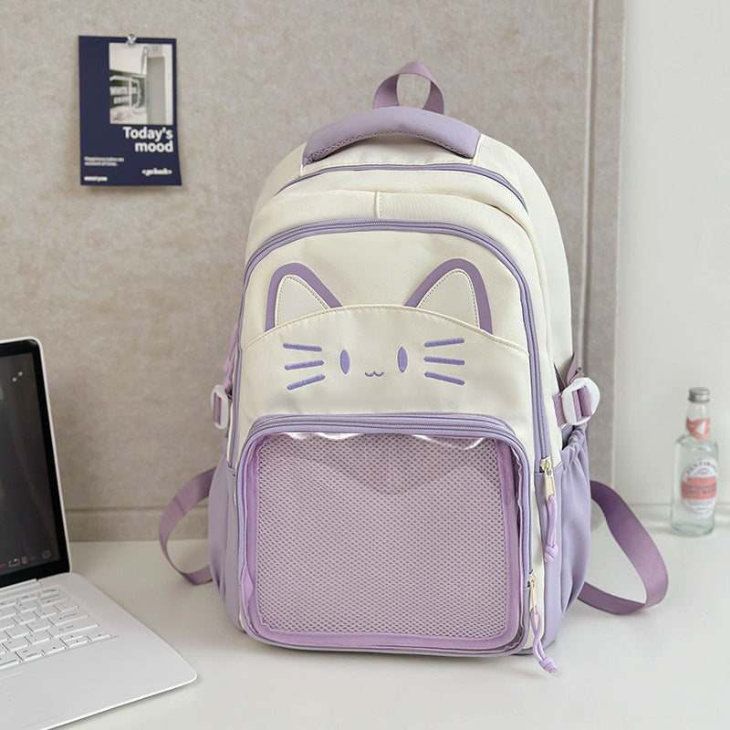 Korean Version Cartoon Large Capacity Casual Backpack