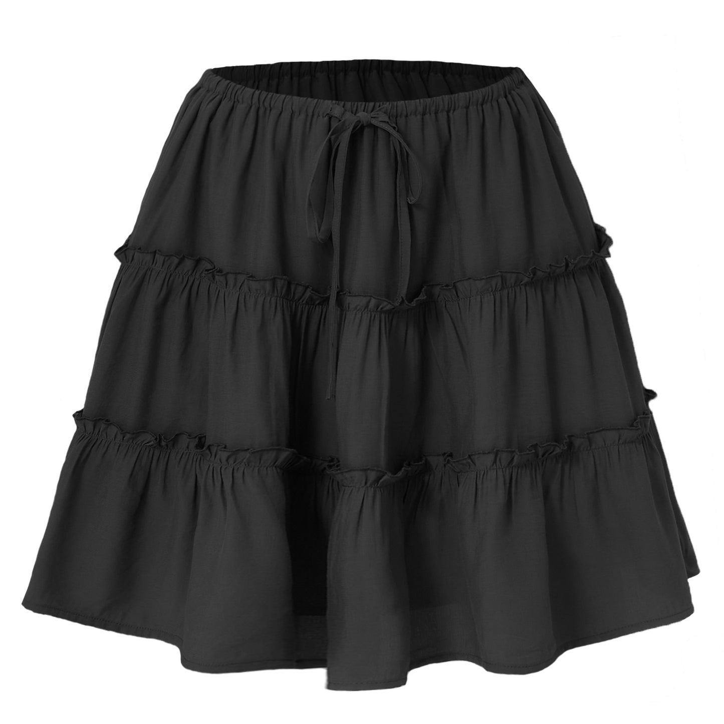 Short Skirt With A No-bulge Inner Lining