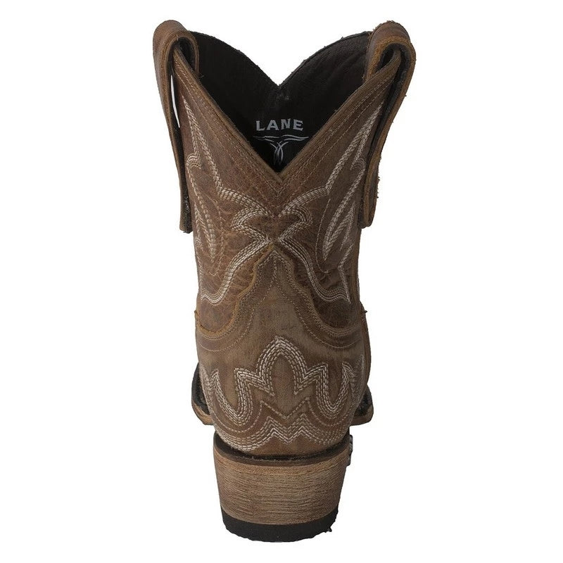 Women's Embroidered Pointed Leather Boots In Plus Size
