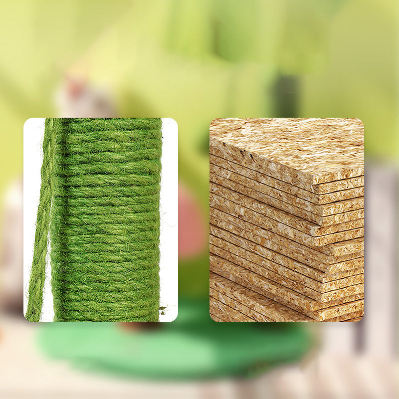 Klatrestativ til katte i kaktus-design med sisal-hampesøjle til kloslibning