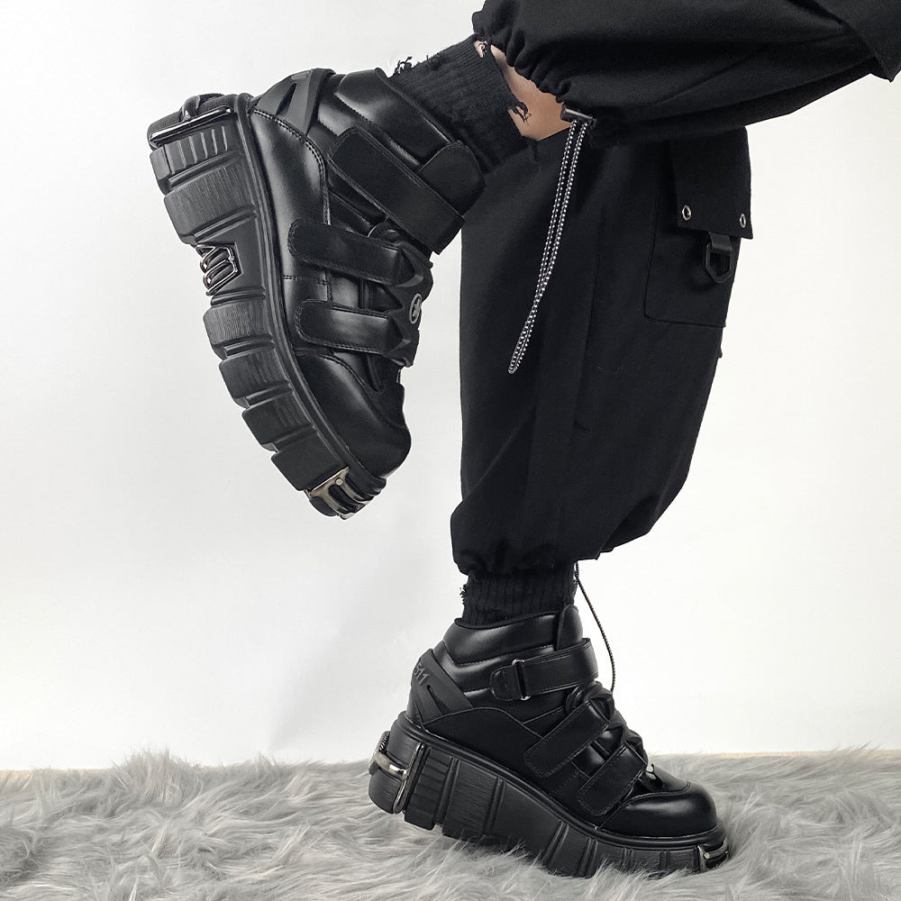 Height Increasing Punk Shoes Women