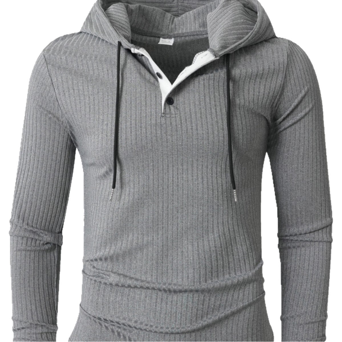 Fallwinter Long-sleeve Casual Sports Hoodie With Drawstring
