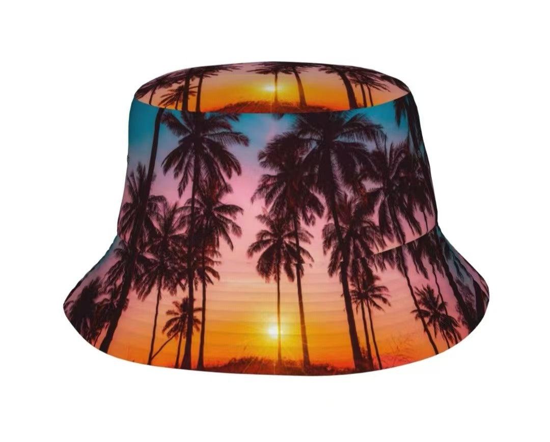 Creative Pattern Series Double-sided Wear Sunshade Breathable Bucket Hat