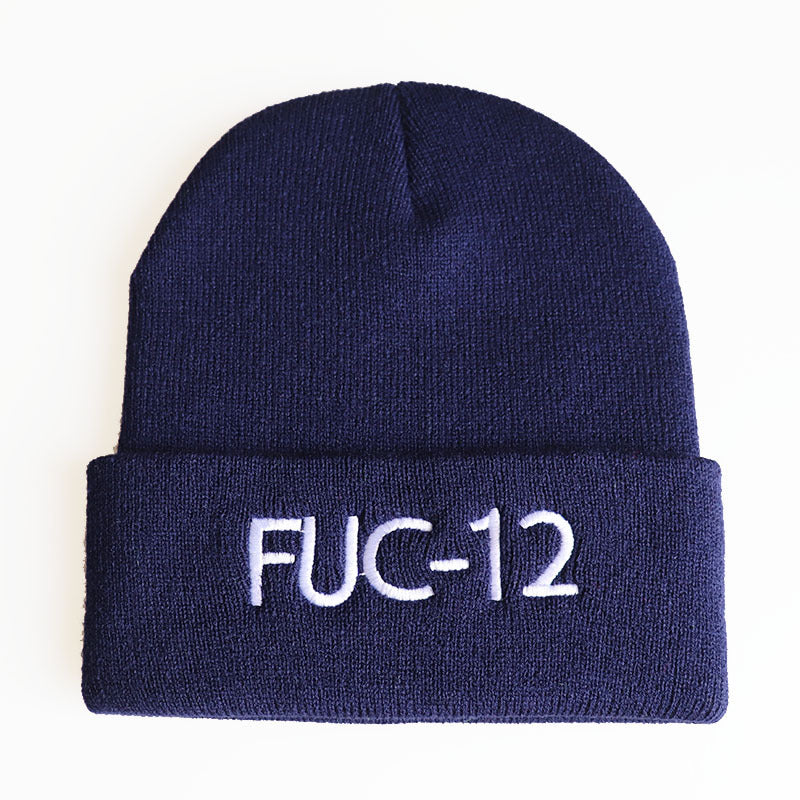 Fashionable Solid Color Pullover Wool Knitted Hat
