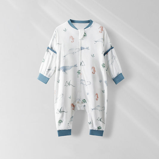 Girls' Personalized Fashion All-season One-piece Pajamas
