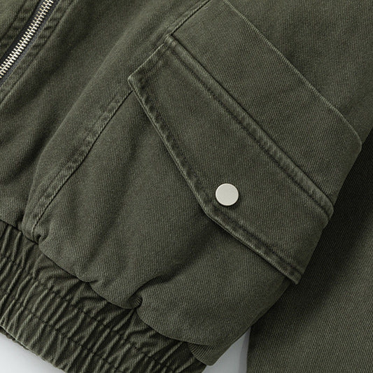 New Winter High Collar Warm Cotton-padded Clothes Short Puffer Jacket