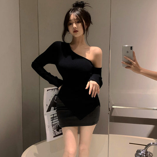 Hot Girl Niche Knitted Sweater Top