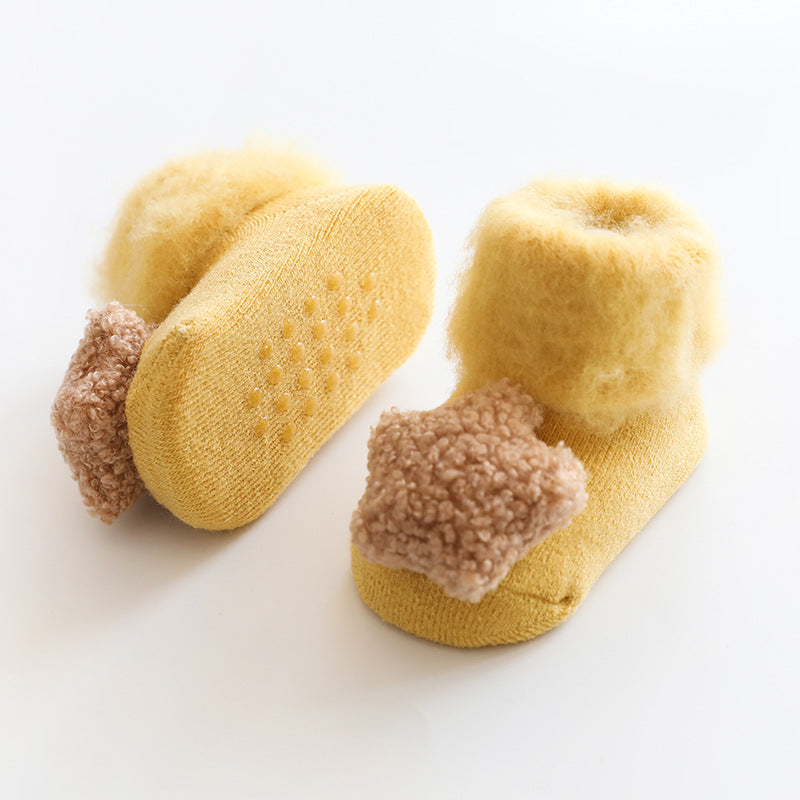 Non-slip Floor Socks Three-dimensional Doll Baby