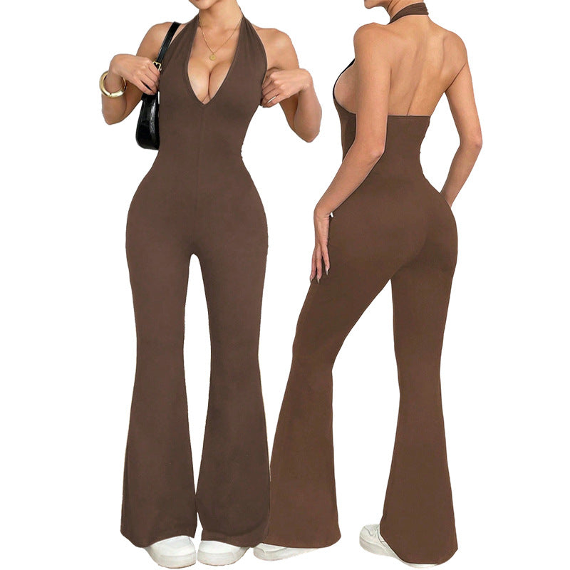 Butt-lifting One-piece Workout Bodysuit For Fitness